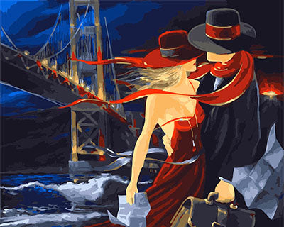 Abstrakt Malen nach Zahlen GX25379