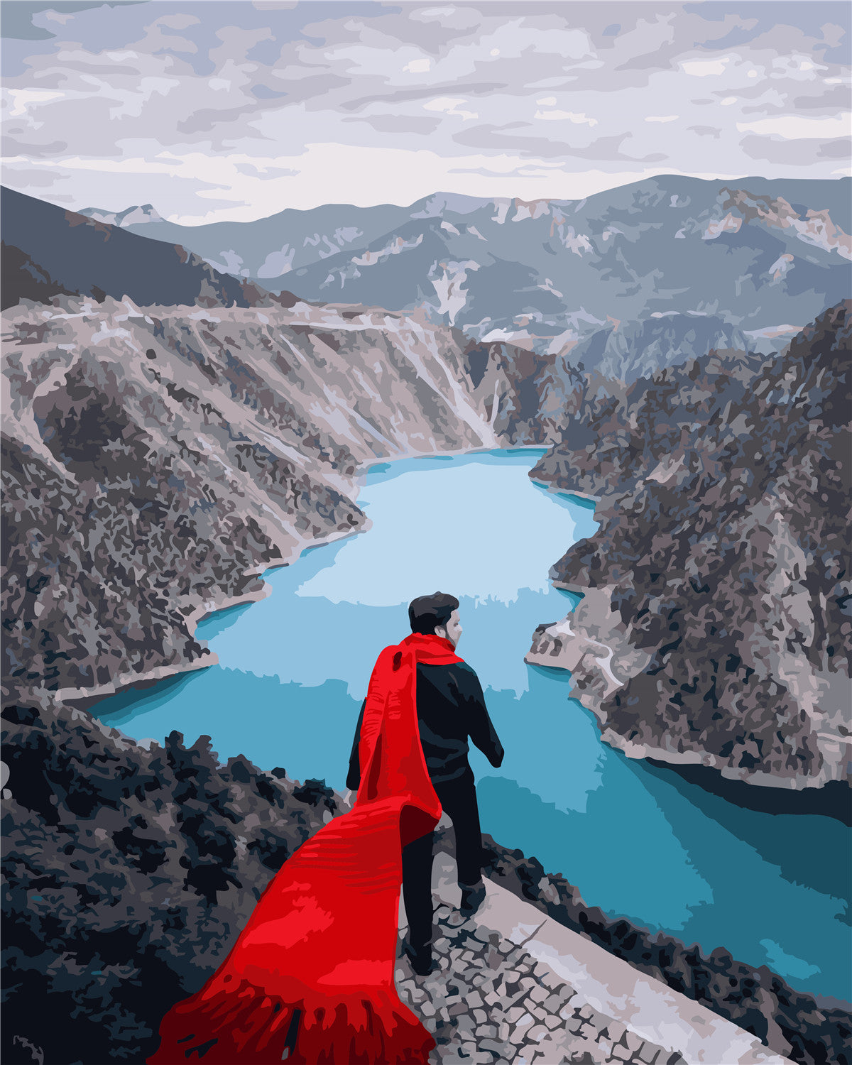 Porträt Malen nach Zahlen GX25388