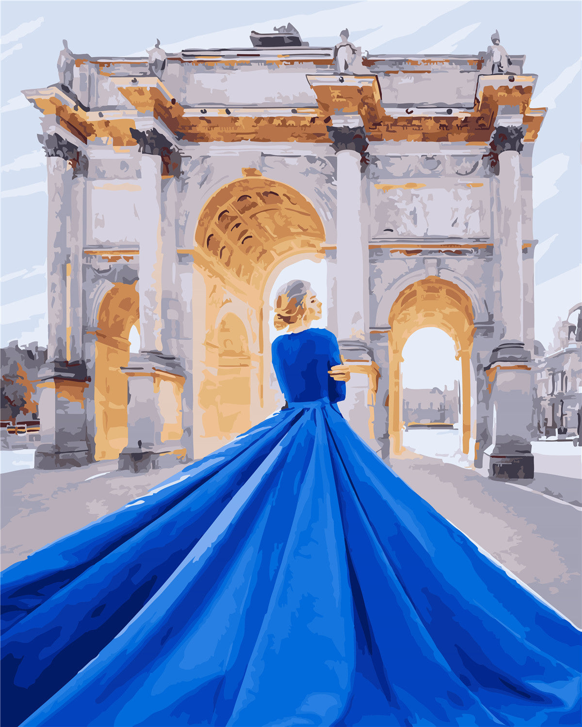 Porträt Malen nach Zahlen GX25389