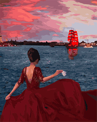 Porträt Malen nach Zahlen GX25412