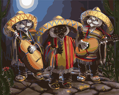 Cartoon Malen nach Zahlen GX25415