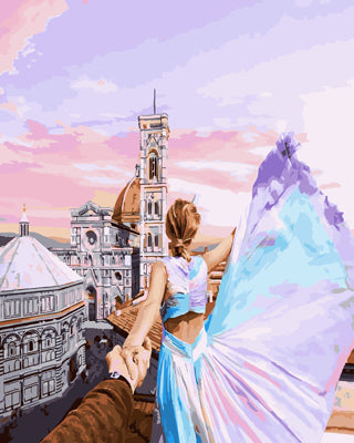 Porträt Malen nach Zahlen GX25420