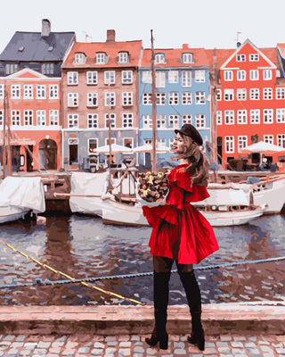 Porträt Malen nach Zahlen GX25436