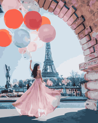 Porträt Malen nach Zahlen GX25445