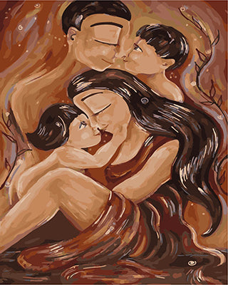 Porträt Malen nach Zahlen GX25504