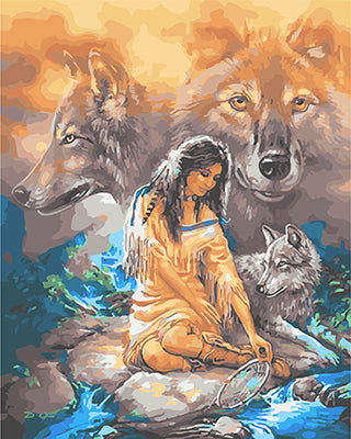 Porträt Malen nach Zahlen GX25529