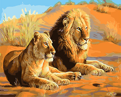 Tier Malen nach Zahlen GX25533