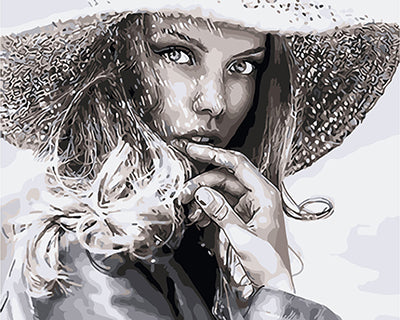 Porträt Malen nach Zahlen GX25547