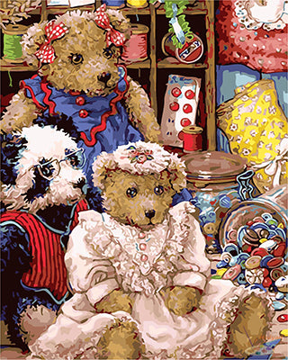 Tier Malen nach Zahlen GX25559