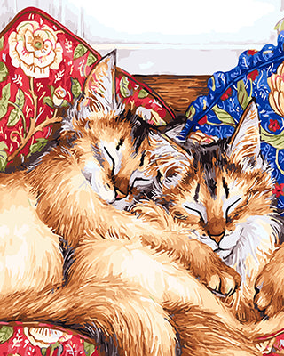 Hund & Katze Malen nach Zahlen GX25561