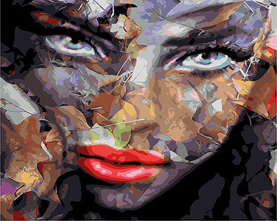 Porträt Malen nach Zahlen GX25613