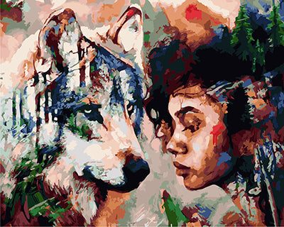 Porträt Malen nach Zahlen GX25626