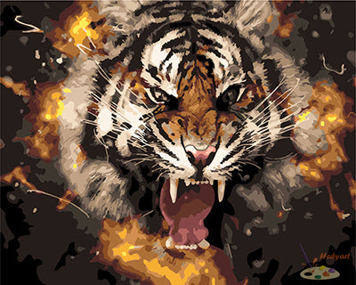 Tier Malen nach Zahlen GX25632