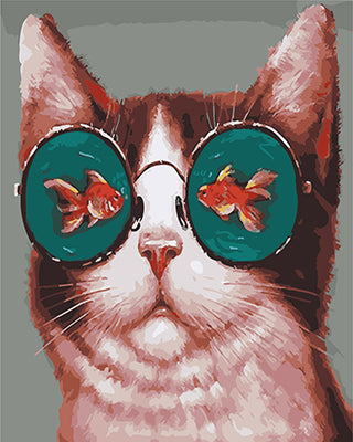 Hund & Katze Malen nach Zahlen GX25676