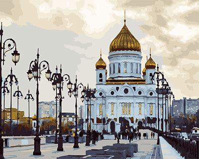 Stadt Malen nach Zahlen GX25677