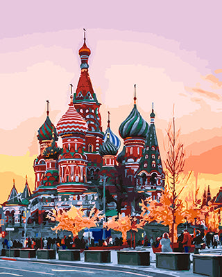 Stadt Malen nach Zahlen GX25680