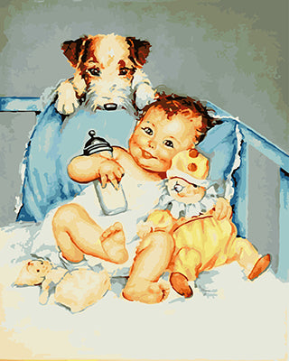 Porträt Malen nach Zahlen GX25689