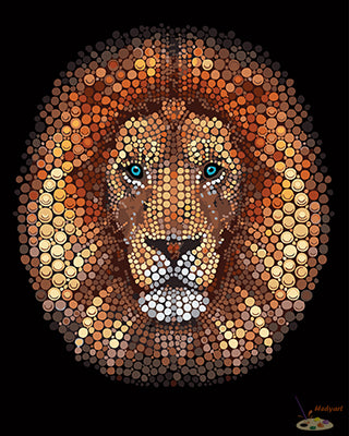 Tier Malen nach Zahlen GX25695