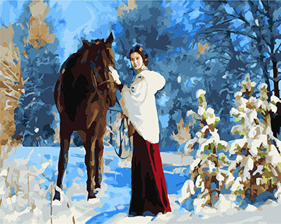 Porträt Malen nach Zahlen GX25722