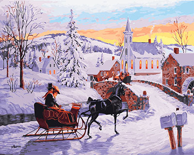 Porträt Malen nach Zahlen GX25737