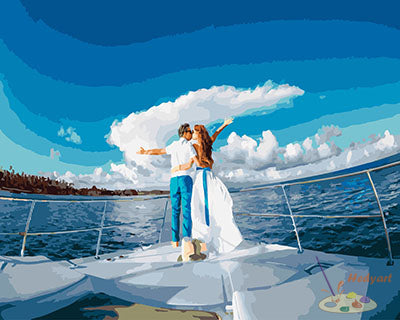 Liebe Malen nach Zahlen GX25775