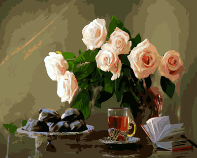 Blume Malen nach Zahlen GX25827