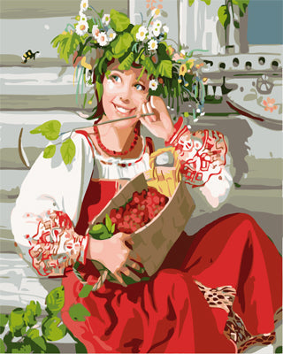 Porträt Malen nach Zahlen GX25830