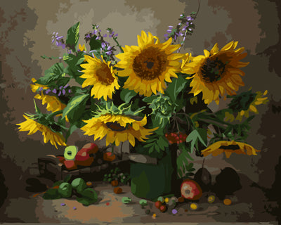 Blume Malen nach Zahlen GX25837