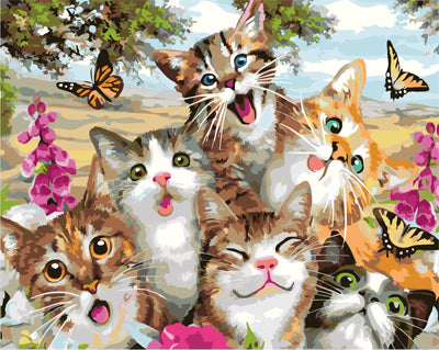 Hund & Katze Malen nach Zahlen GX25935