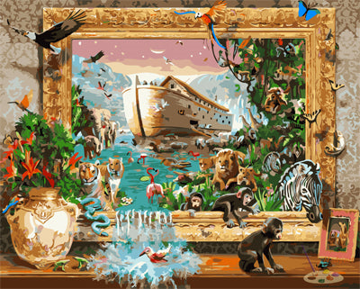 Tier Malen nach Zahlen GX25937