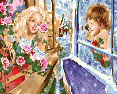 Porträt Malen nach Zahlen GX25940