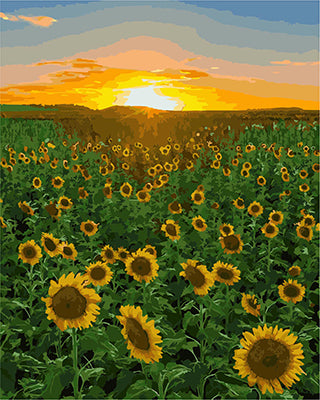 Blume Malen nach Zahlen GX25968