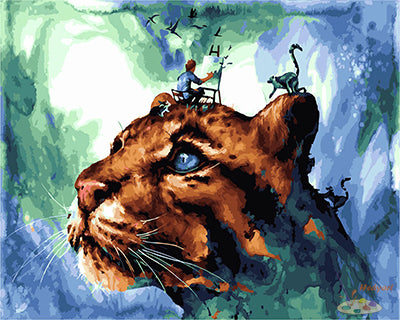 Tier Malen nach Zahlen GX25971