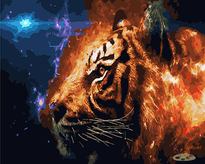 Tier Malen nach Zahlen GX25972