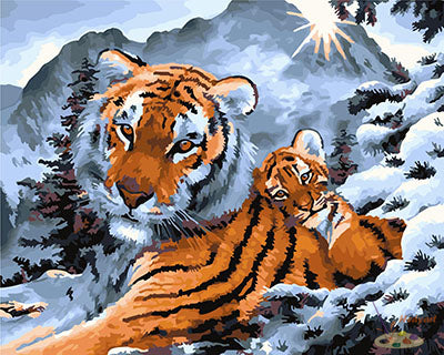 Tier Malen nach Zahlen GX26008