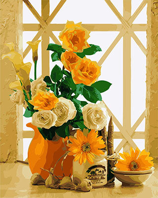 Blume Malen nach Zahlen GX26012