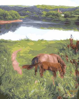 Tier Malen nach Zahlen GX26016