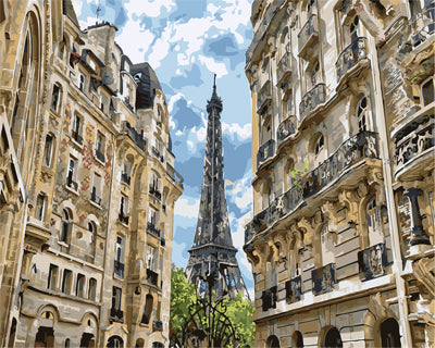 Stadt Malen nach Zahlen GX26042