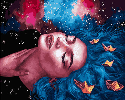 Porträt Malen nach Zahlen GX26074