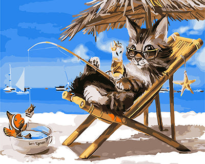 Hund & Katze Malen nach Zahlen GX26079