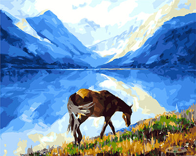 Tier Malen nach Zahlen GX26083