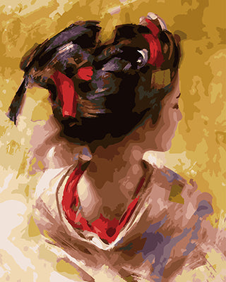 Porträt Malen nach Zahlen GX26121