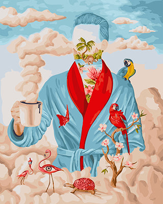 Porträt Malen nach Zahlen GX26131