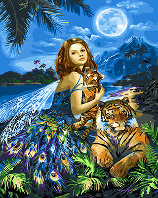 Porträt Malen nach Zahlen GX26142