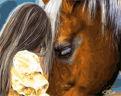 Tier Malen nach Zahlen GX26172