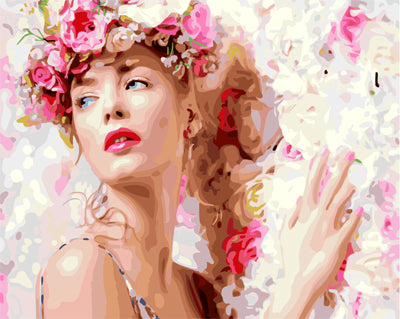 Porträt Malen nach Zahlen GX26249