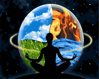 Porträt Malen nach Zahlen GX26258