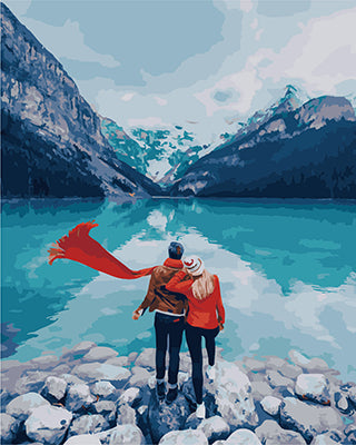 Porträt Malen nach Zahlen GX26269