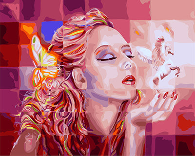 Porträt Malen nach Zahlen GX26300