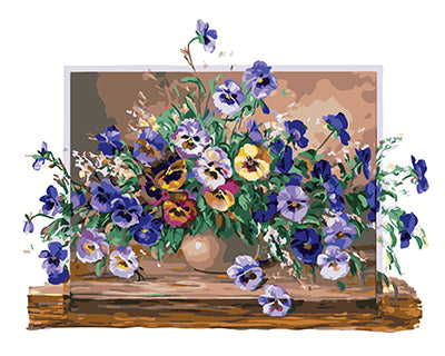 Blume Malen nach Zahlen GX26302